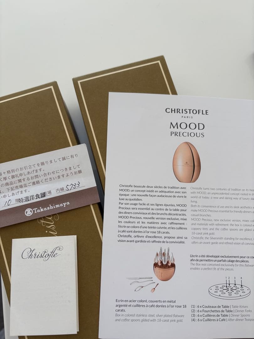 Christofle カトラリーセット ステンレス