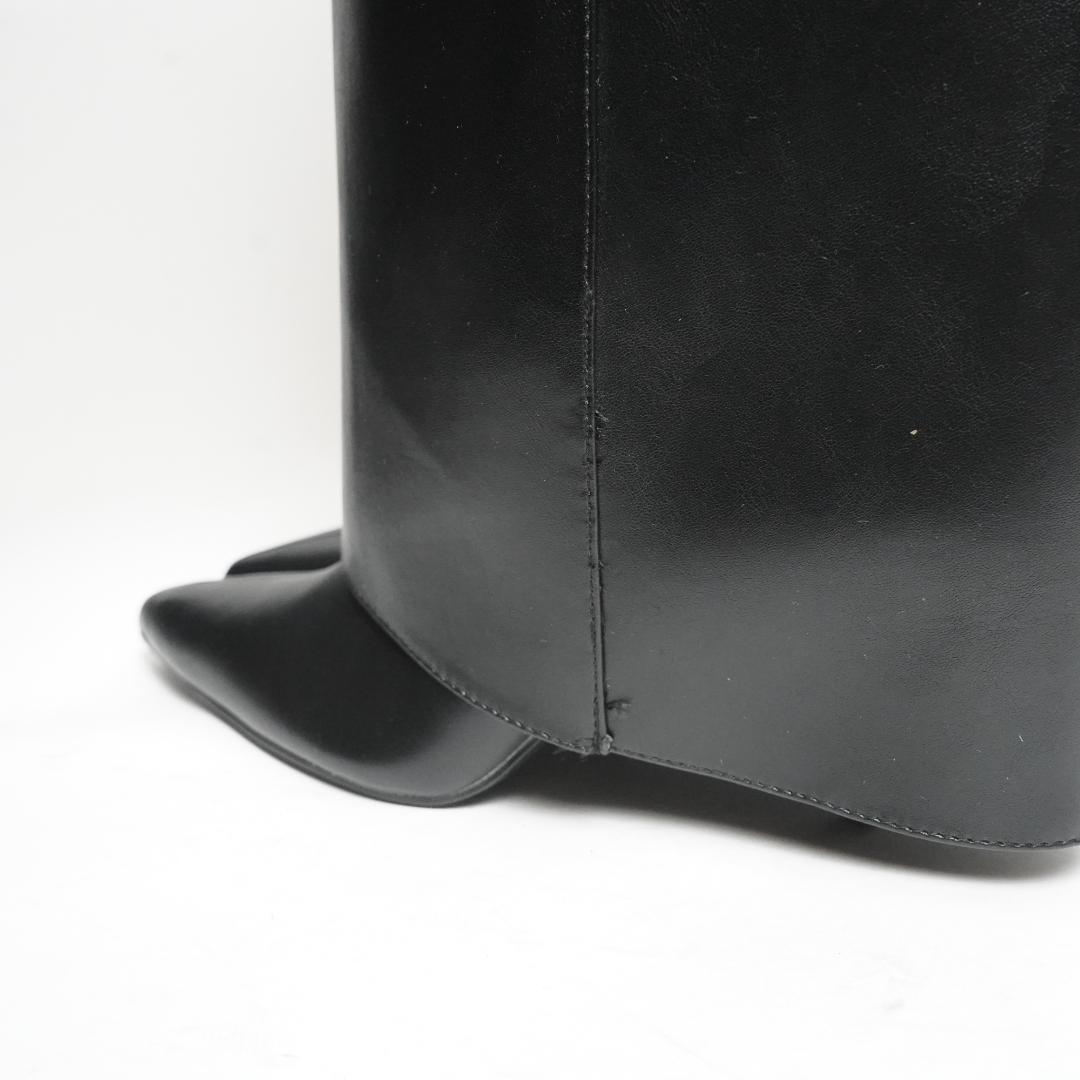 【新品未使用タグ付き】ZARA ザラ ハイヒールゲーターブーツ 23 eu35