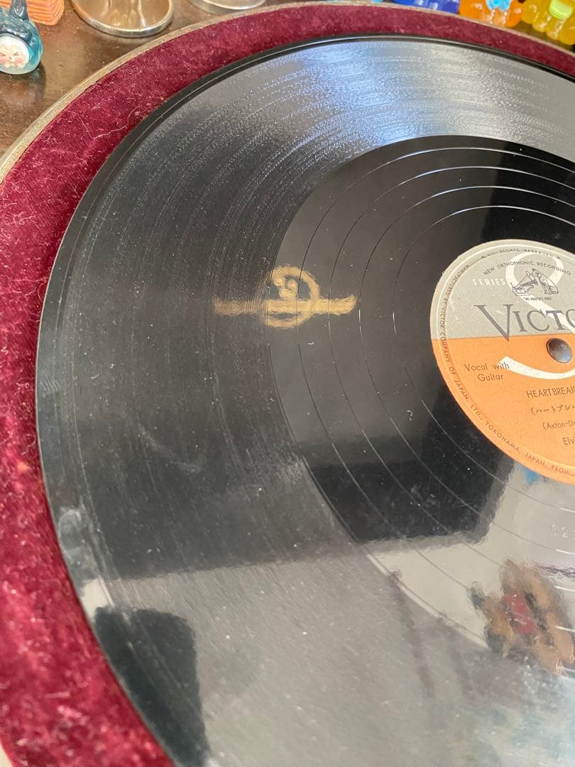 エルヴィス・プレスリー　ハートブレイクホテル　SPレコード