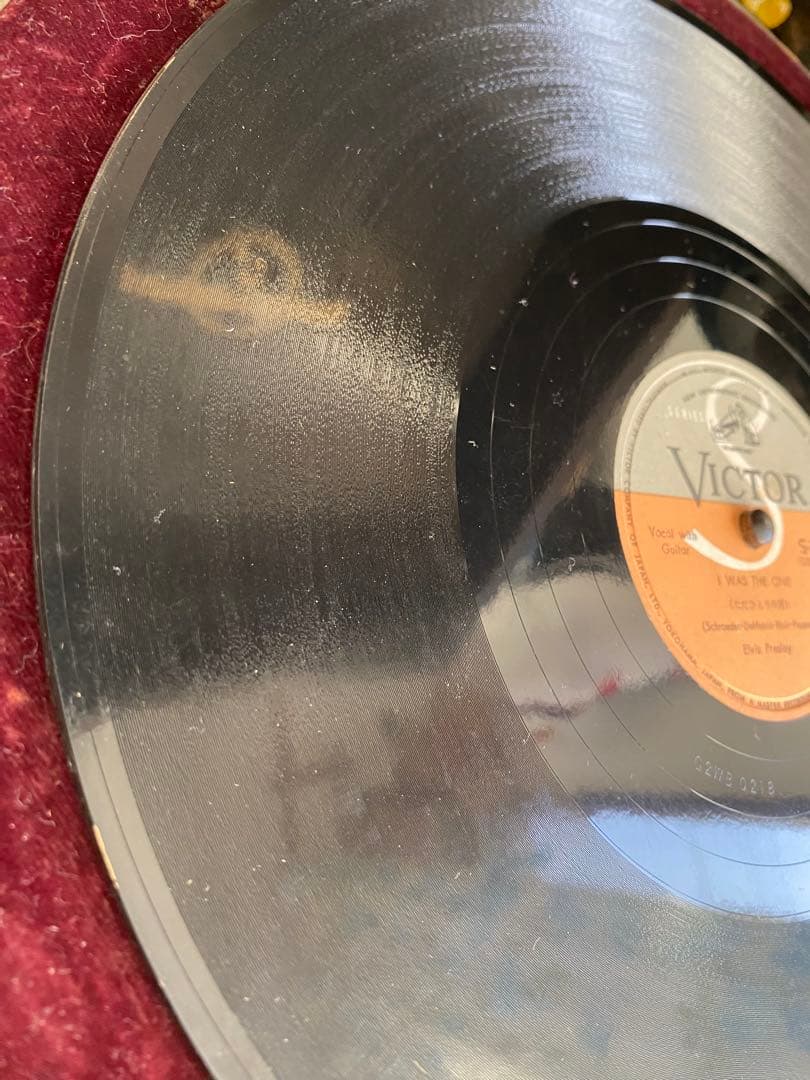 エルヴィス・プレスリー　ハートブレイクホテル　SPレコード