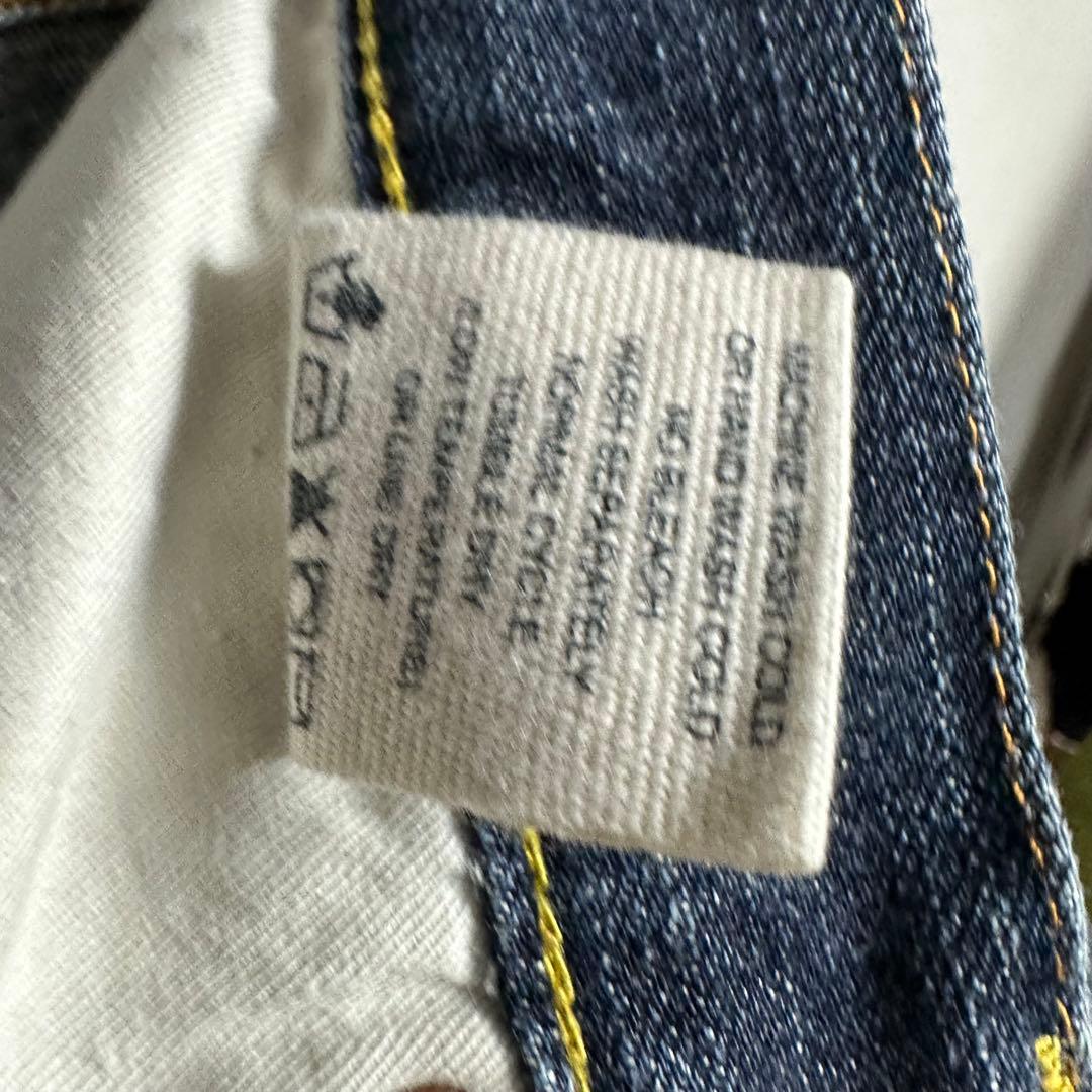 EVISU エヴィス デニム　蛇　スネーク　赤耳　抜染　バギー