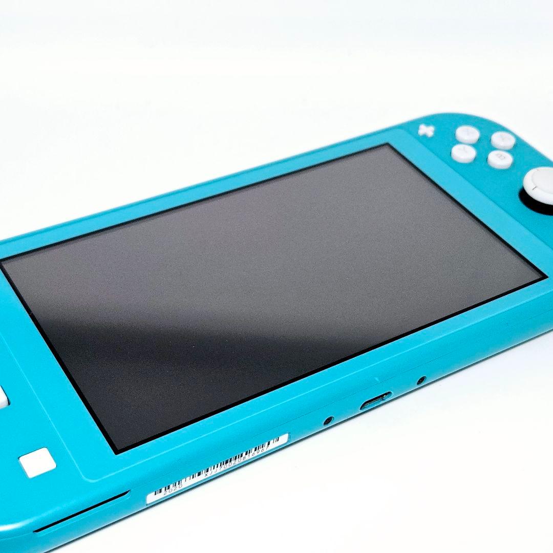 動作品【画面美品】Switch lite ターコイズ 本体 スイッチLite