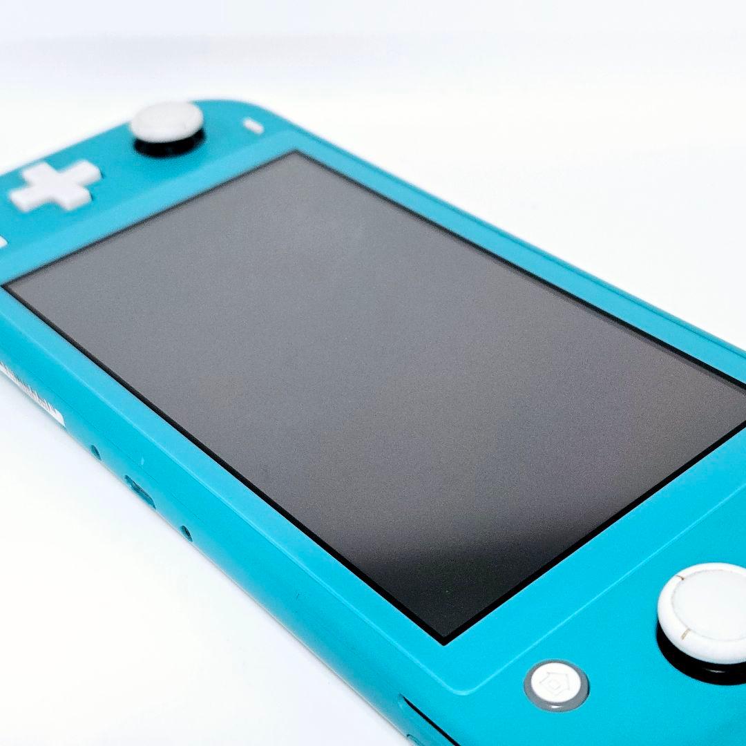 動作品【画面美品】Switch lite ターコイズ 本体 スイッチLite