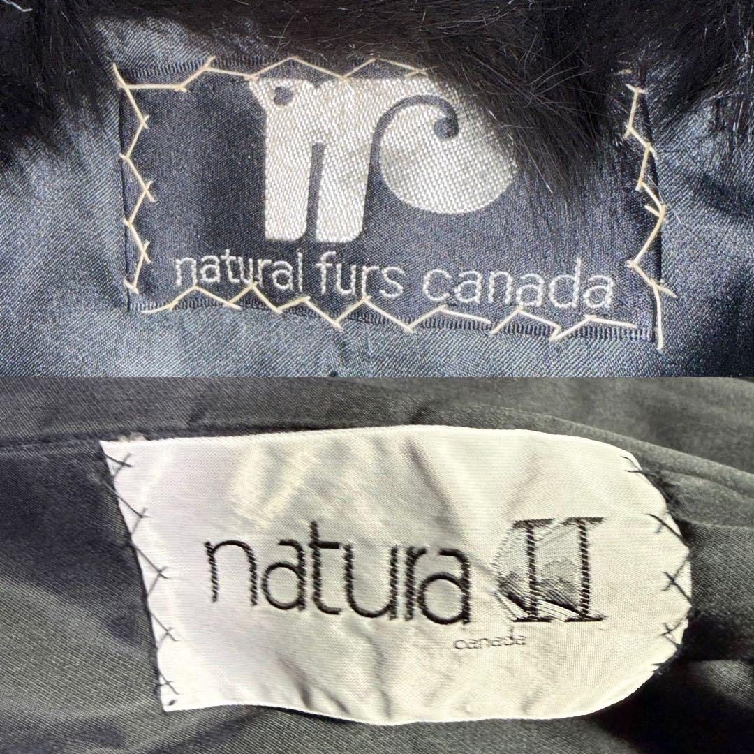 美品✨ ブラックフォックス ショートコート ボリューム満点 毛並み上質 サイズL