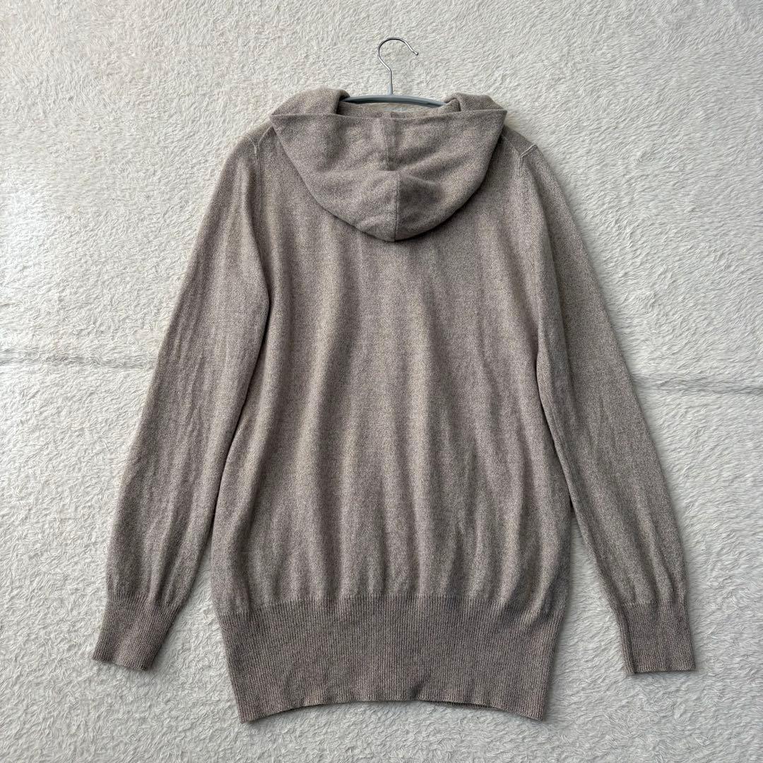 【美品】DAMA collection ニット　パーカー　カシミヤ100% L