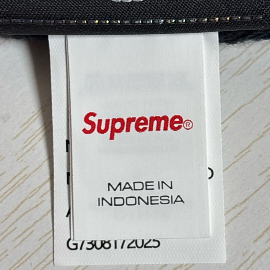 Supreme NEW ERA ニット帽　ビーニー　Sロゴ ブラック　黒