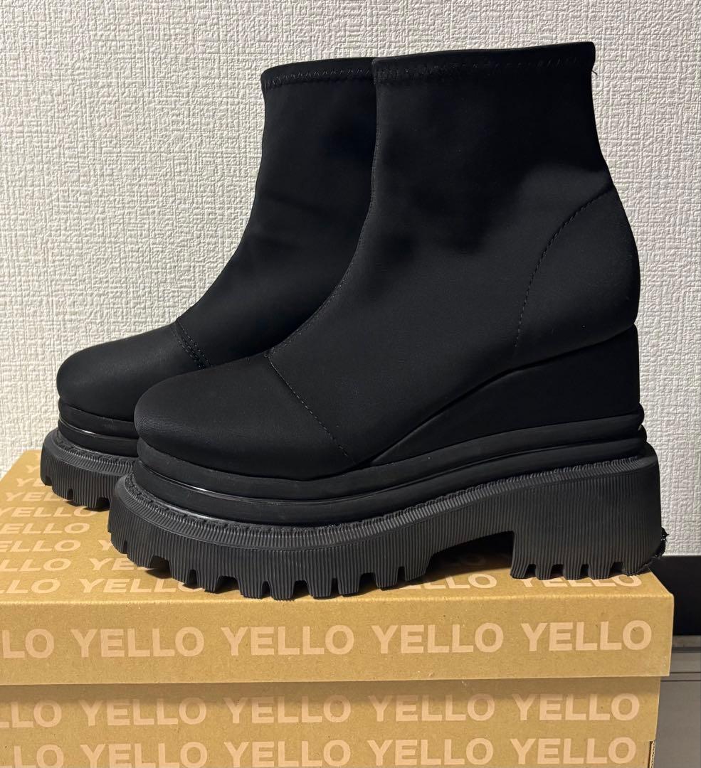 【あさみ】YELLO／TOKYO BLACK boots