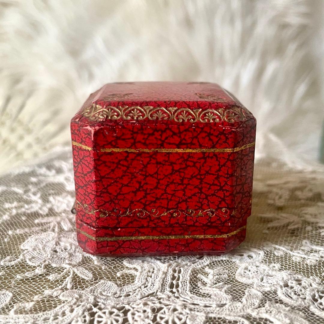 りむ　　リング用ジュエリーボックスアクセサリーケース　フランスアンティーク