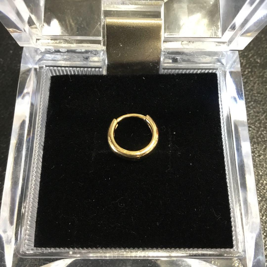 スタージュエリー　K18 フープ　ピアス　0,8g 片方