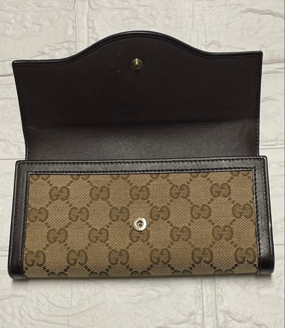 GUCCI グッチ GGキャンバス インターロッキング　長財布　❤︎