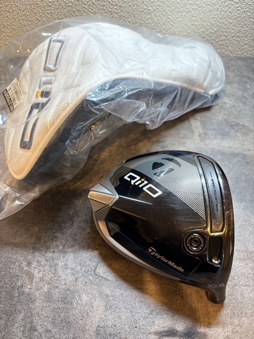 テーラーメイド Qi10 ドライバー 10.5° ヘッドのみ 新品カバー付 日本