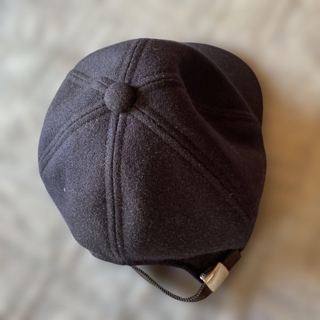 美品！　サカイ　ネイビー刺繍Sロゴ　キャップ