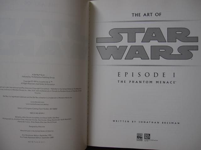 The Art of Star Wars Episode I　スターウォーズ