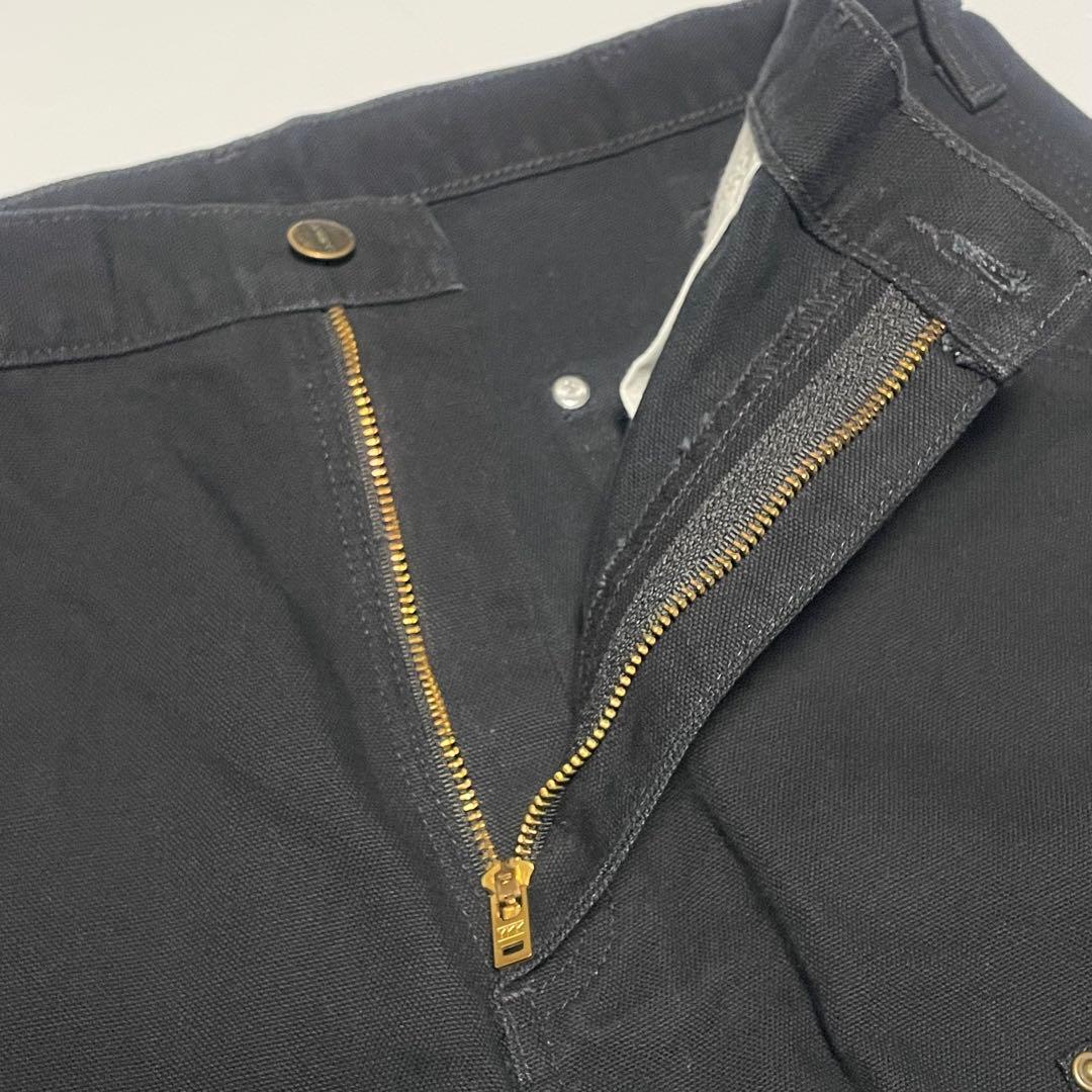 carhartt カーハート　ダブルニーパンツ　32インチ ブラック　メキシコ製