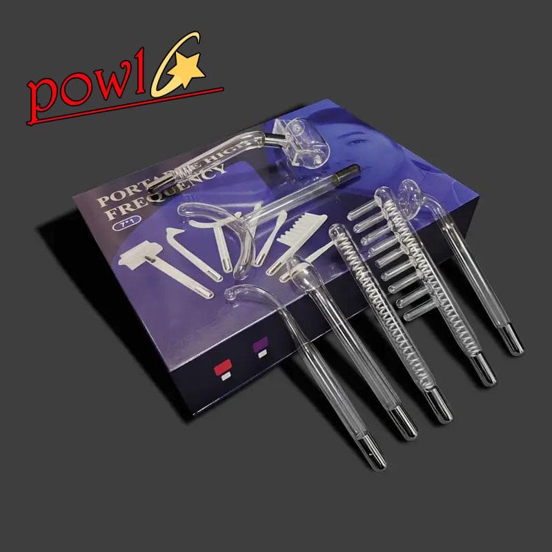 髪の毛育毛やニキビ跡美肌などにキノコ型ガラスチューブ付スキンケアアクセサリー