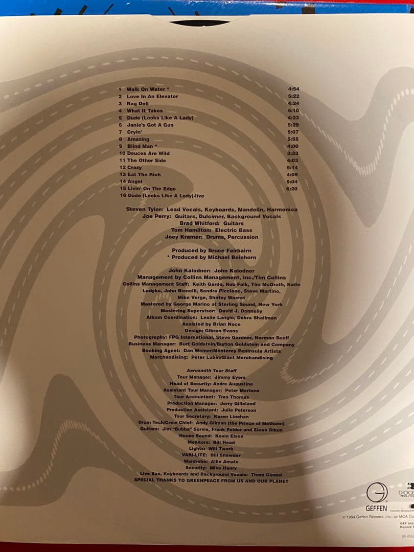 AEROSMITH BIG ONES レコード