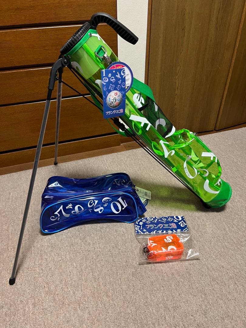 フランク三浦　ゴルフバッグ3点セット
