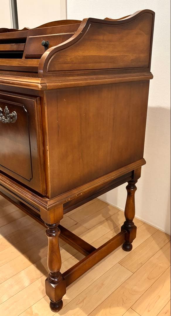 【希少】オールドカリモク　ライティング　デスク　チェスト　ドレッサー