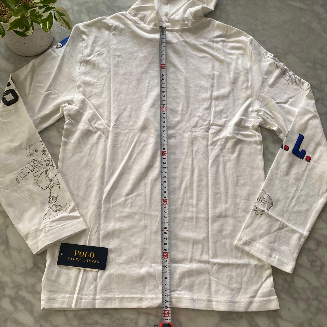 新品未使用ラルフローレン　160 L(14-16)フード付き ポロベアTシャツ