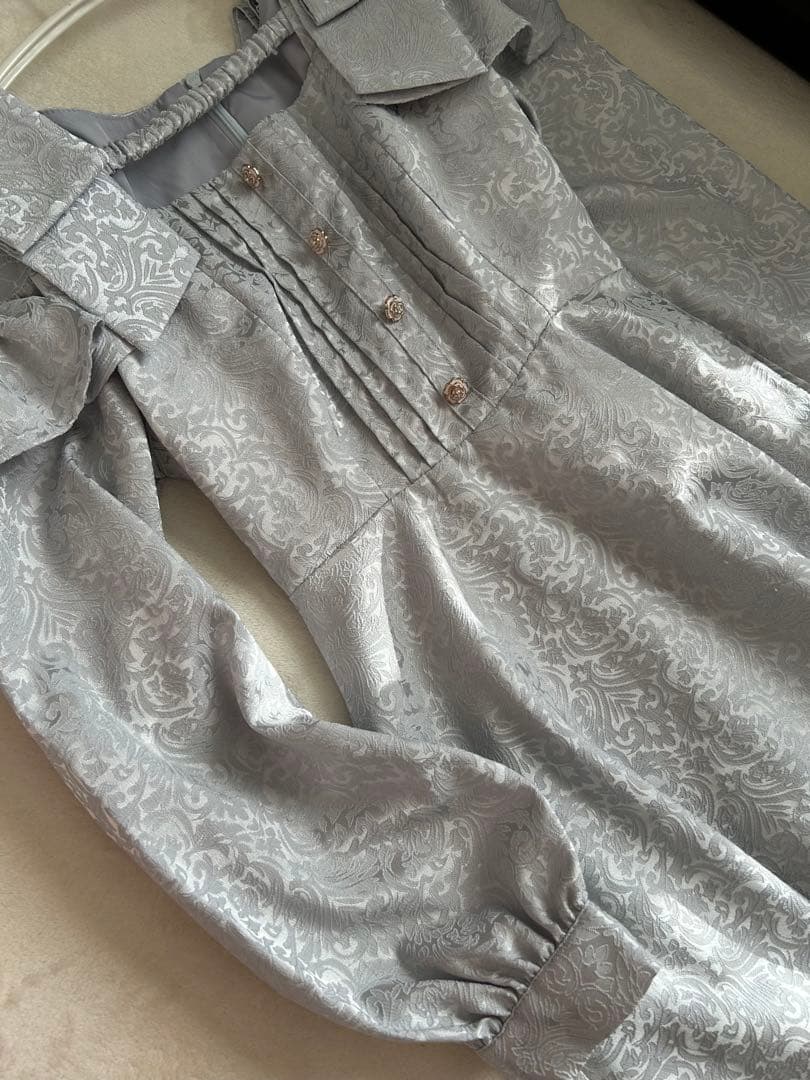 ワンピース RoseMuse Lace switching jacquard dress