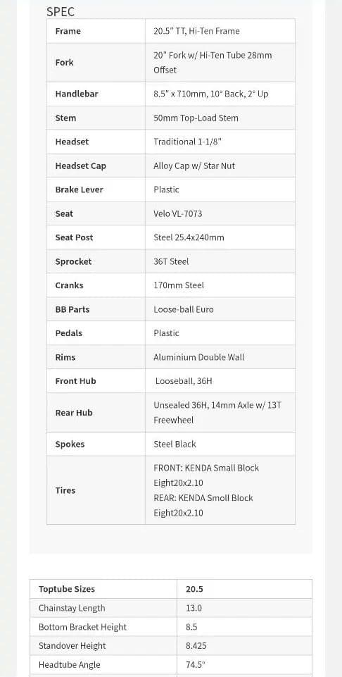 自転車本体 JYU BMX