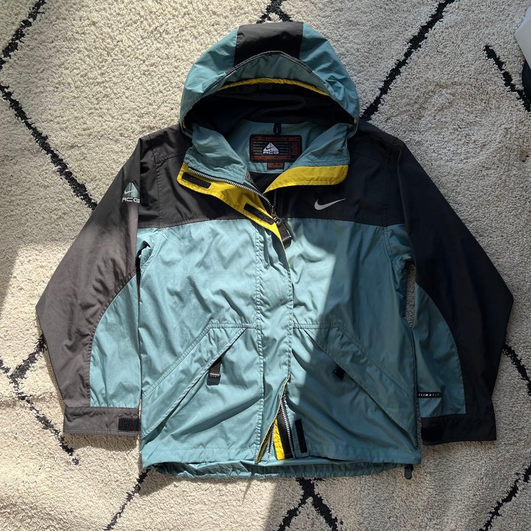 90s NIKE ACG パッカブルジャケット マウンテン バイカラー
