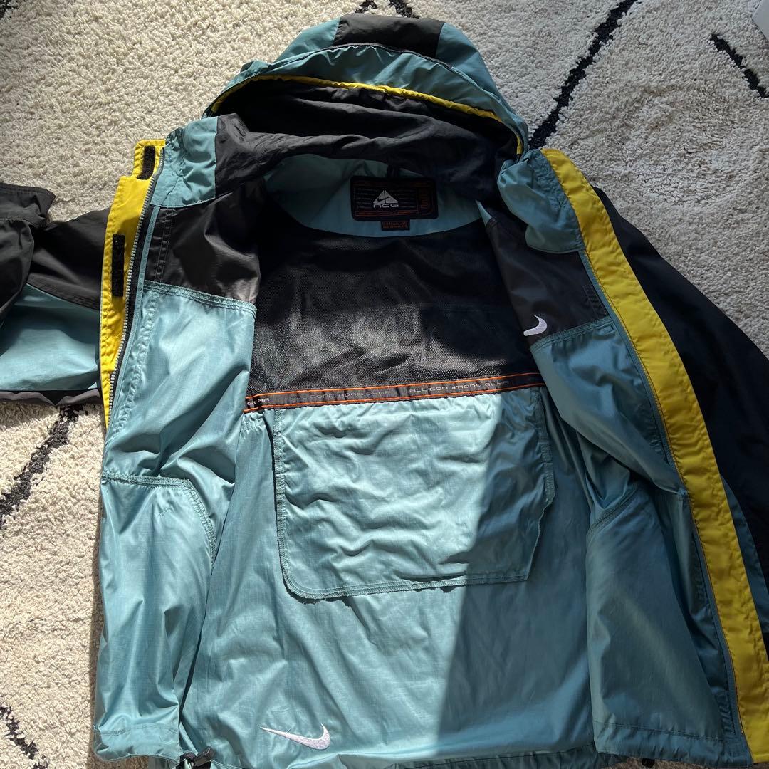 90s NIKE ACG パッカブルジャケット マウンテン バイカラー