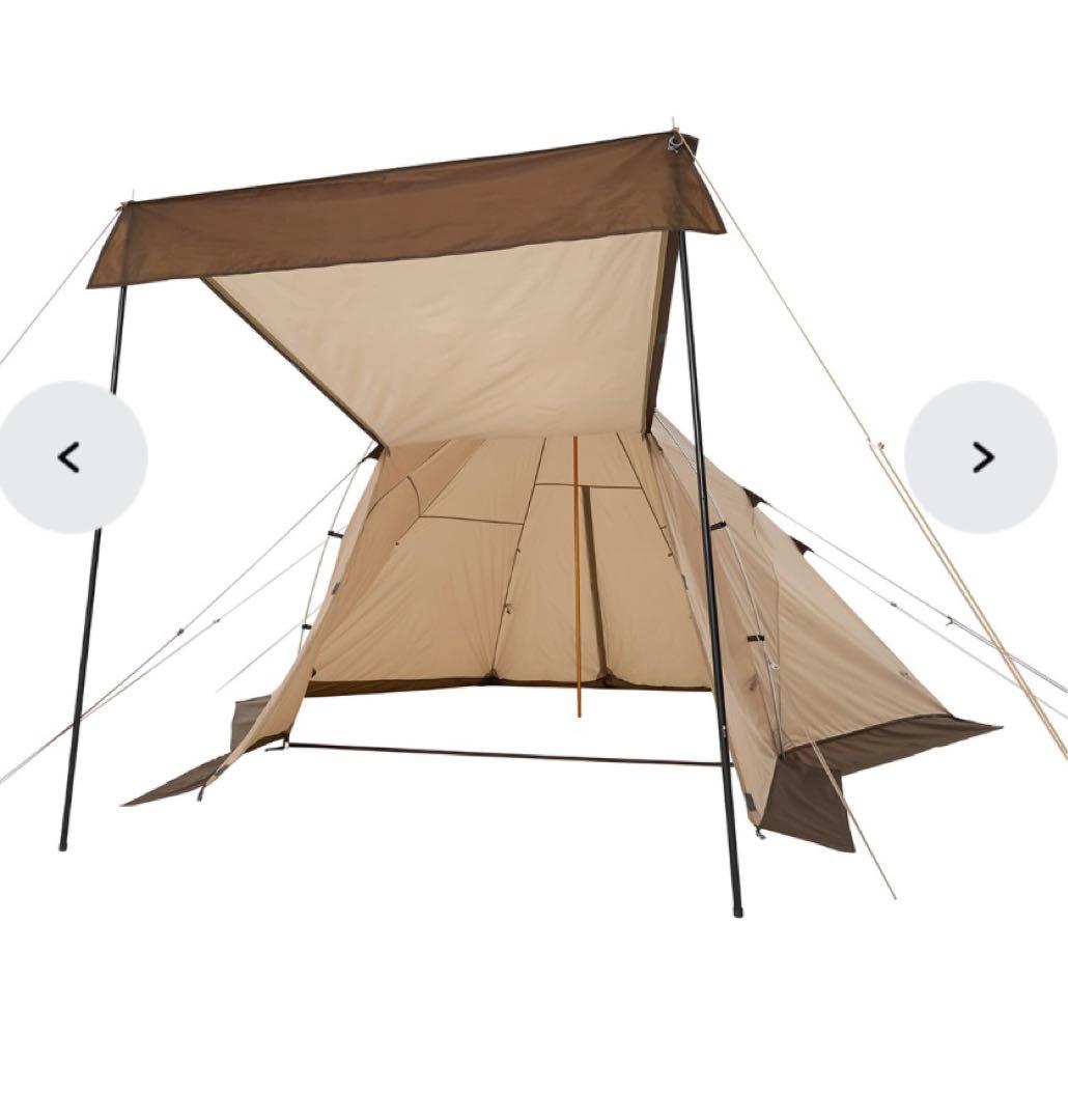 ロゴスLOGOS Tradcanvas Tepeeリビング400-BB テント