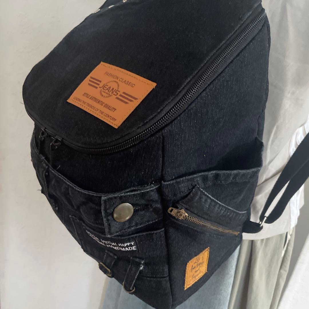 デニムリメイクリュック