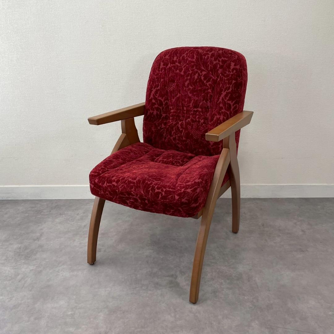 ポスチャーサポートチェア PSC-IV ボルドー 腰痛対策 A