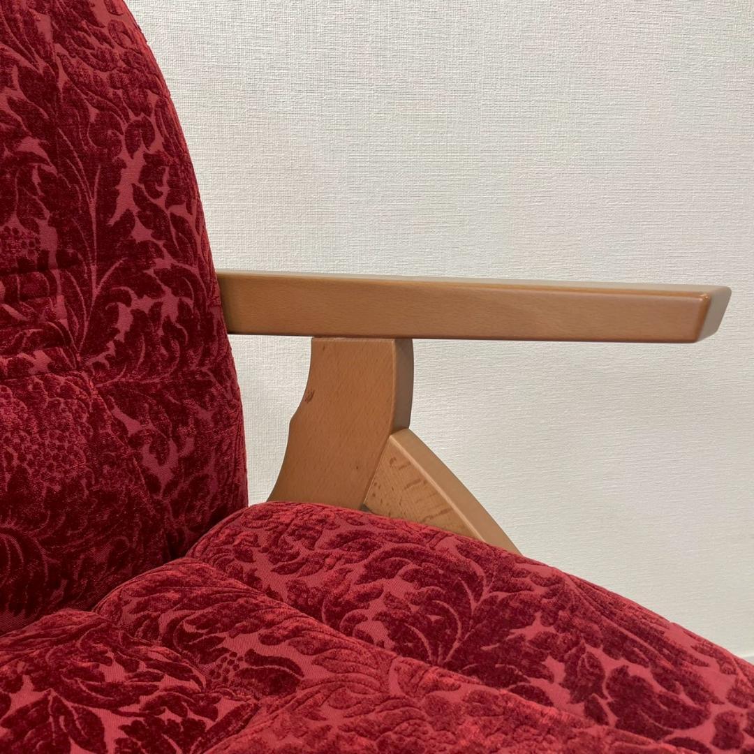 ポスチャーサポートチェア PSC-IV ボルドー 腰痛対策 A