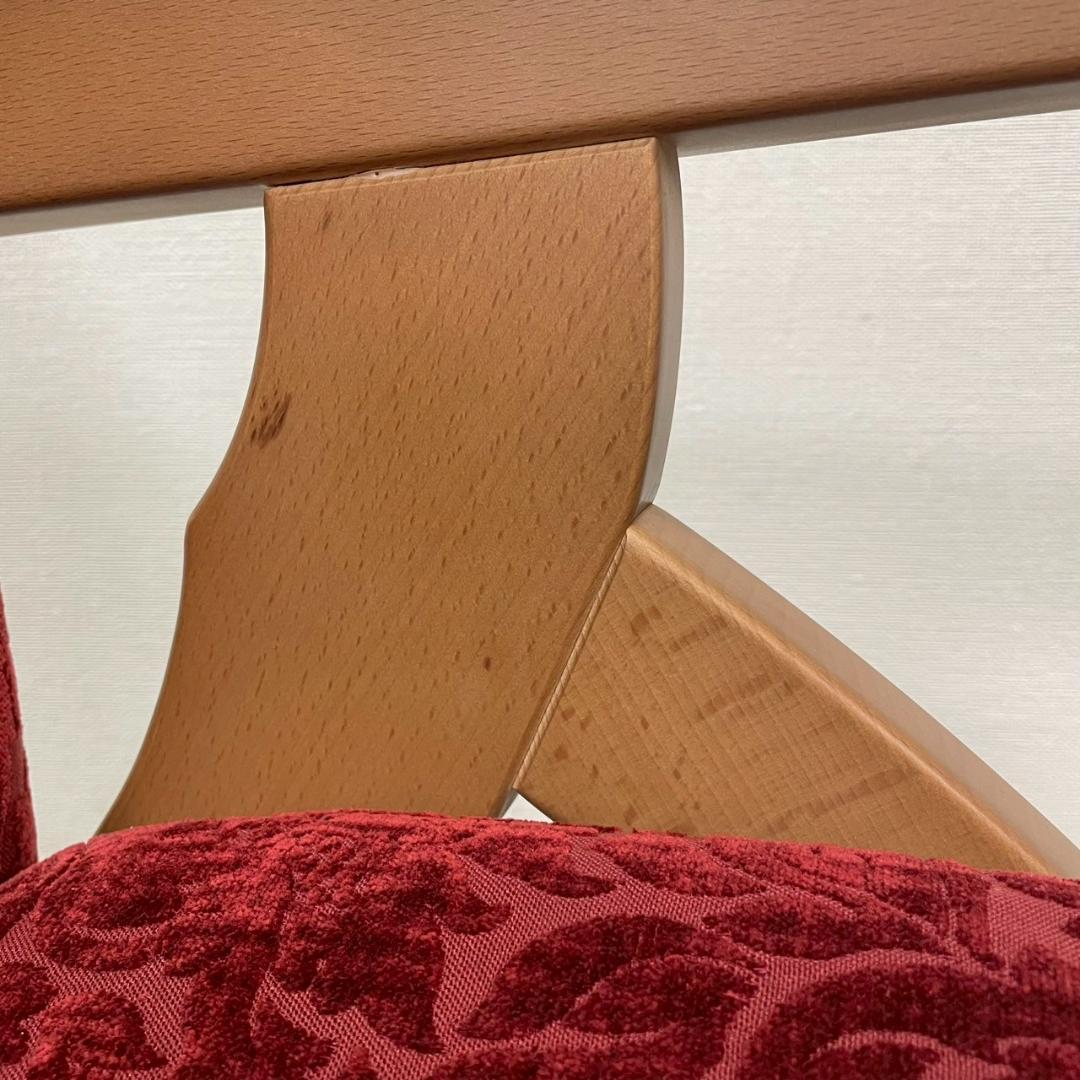 ポスチャーサポートチェア PSC-IV ボルドー 腰痛対策 A