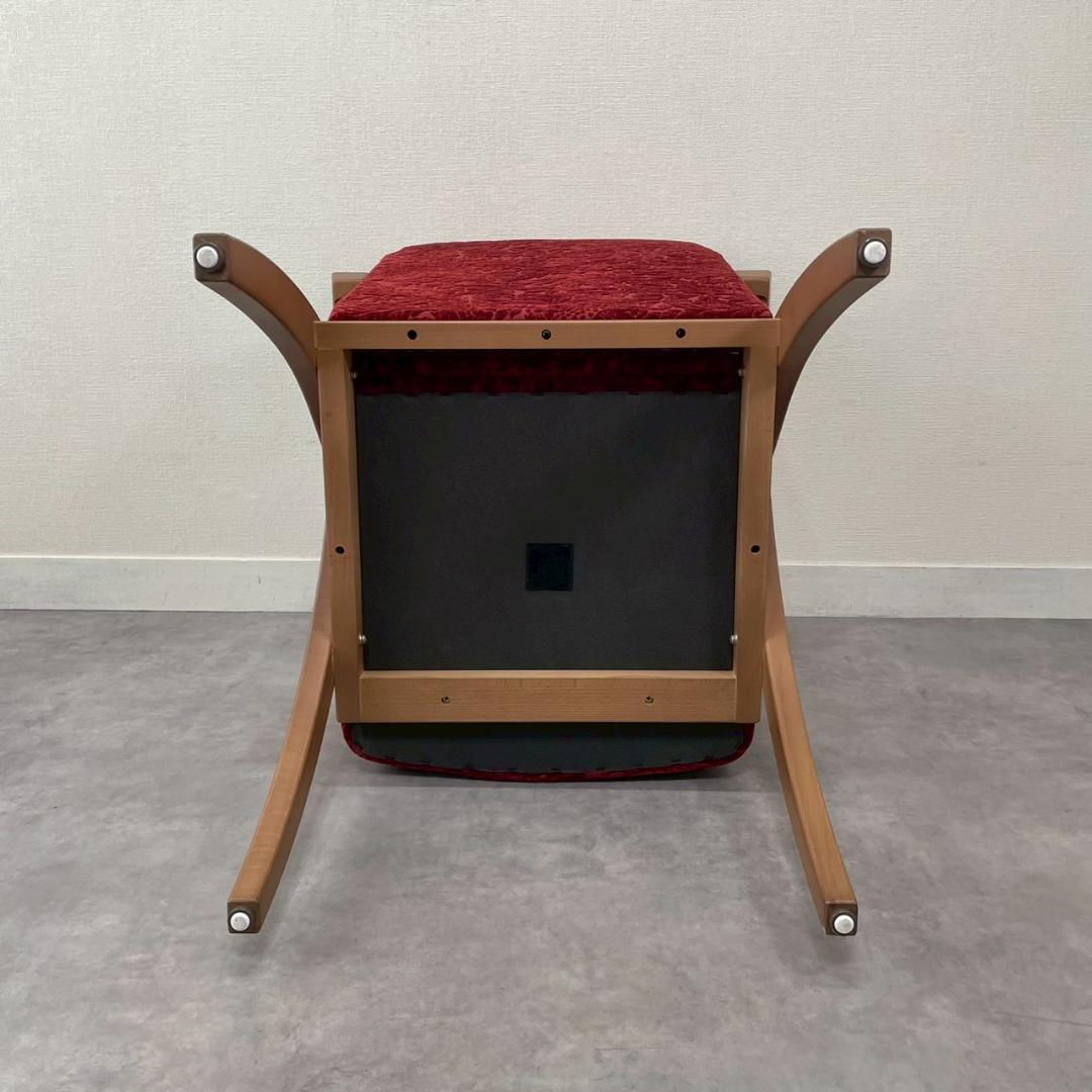 ポスチャーサポートチェア PSC-IV ボルドー 腰痛対策 A