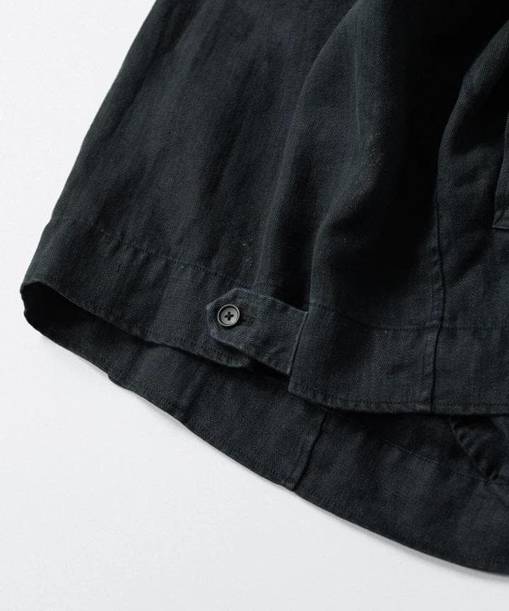 stein『HEAVY LINEN HERRINGBONE ZIPJACKET』