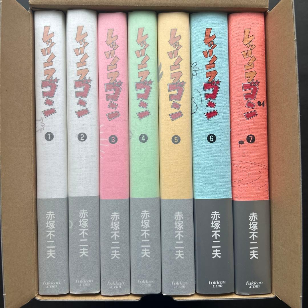 赤塚不二夫『レッツラゴン』全7巻★初版・帯付