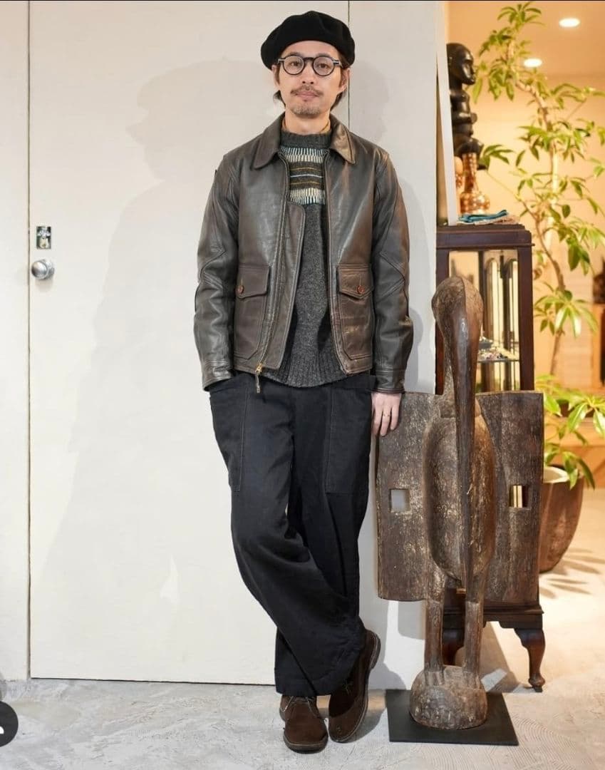 bon vieux 別注　UPTO　ブラックパンツ　M43　大嶋拓身　完売品