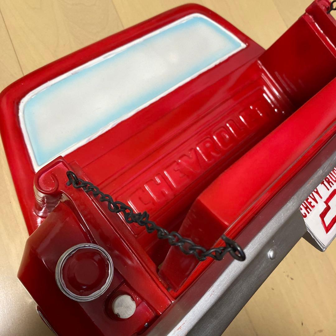 CHEVROLET カーシェルフ　ガラス棚付き　レトロ　インテリア　おしゃれ