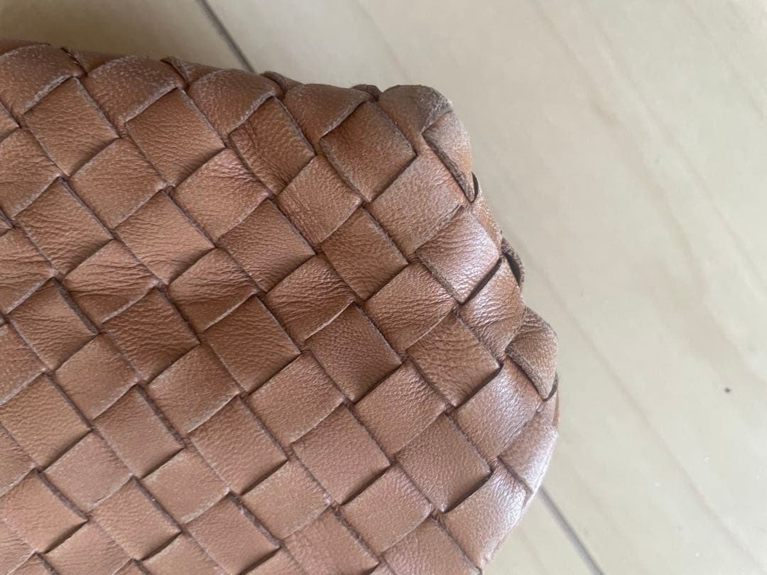 ボッテガヴェネタ⭐︎ベージュレザーハンドバッグ