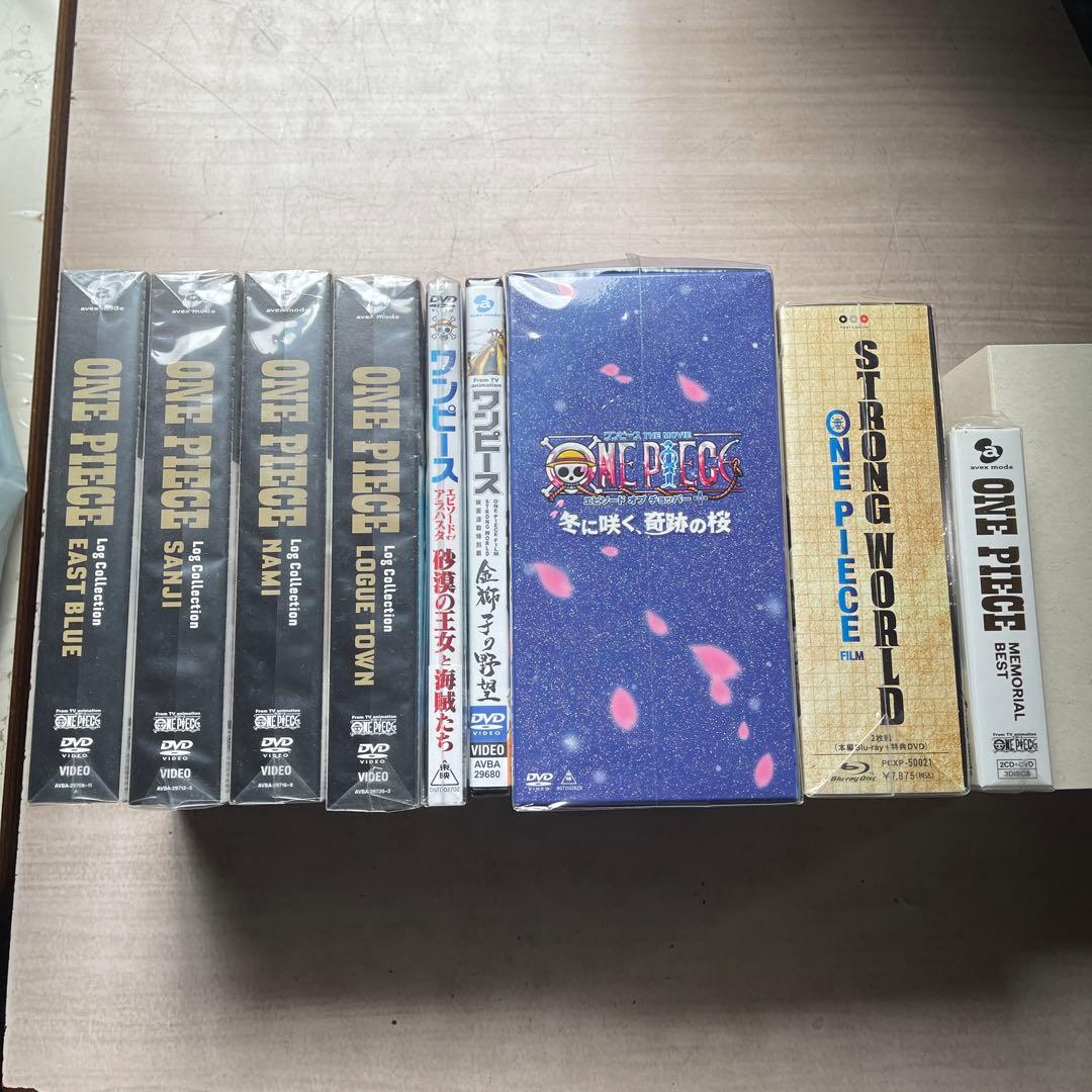ONE PIECE Log&TV特編&劇場版3作品&BEST CD(全未開封品)