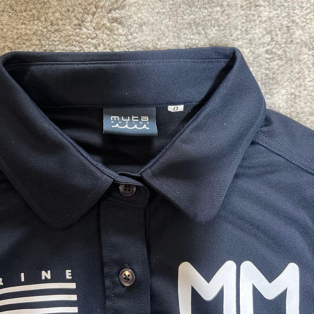 MUTA MARINE ポロシャツ ネイビー/ホワイト