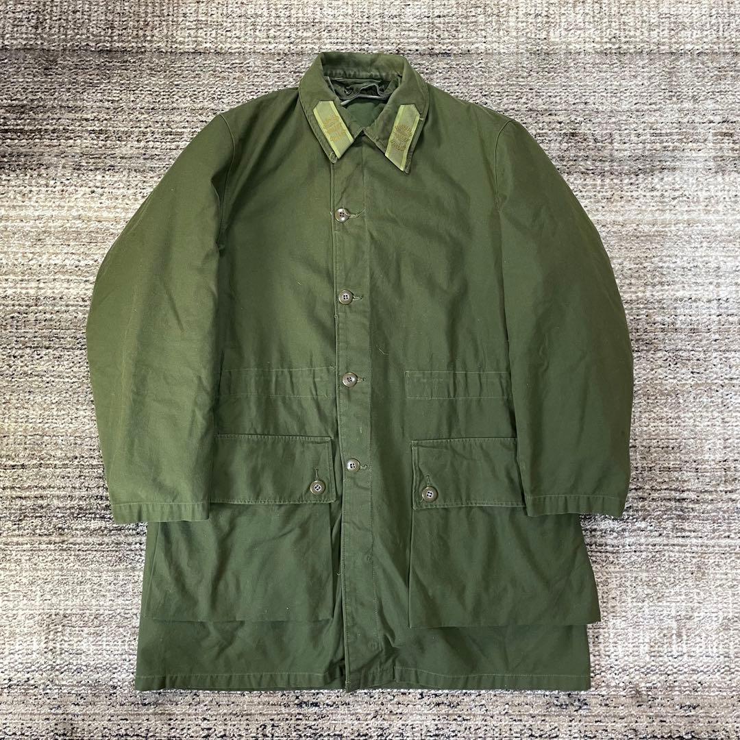 80s M-59 スウェーデン軍 ミリタリーコート ライナー付き