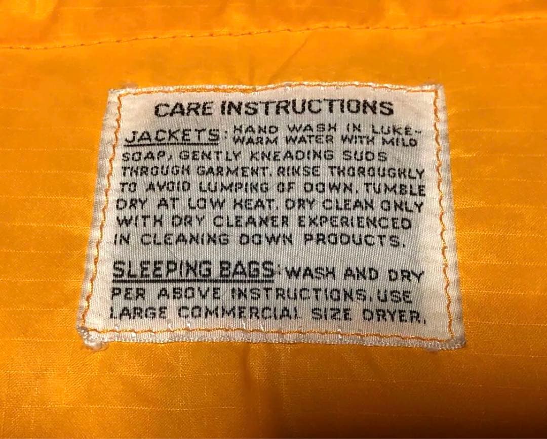70S 80S　NORTH FACE　茶タグ　ダウンベスト　イエロー　ビンテージ