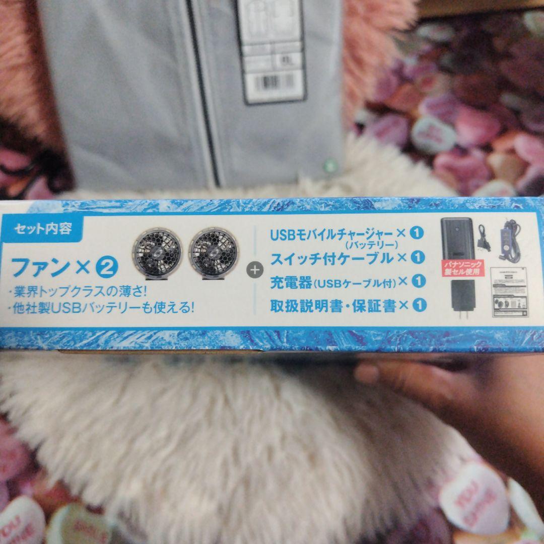 6L☆コンプリートセット☆ 6L ☆ファン付き☆ベスト☆大きいサイズ