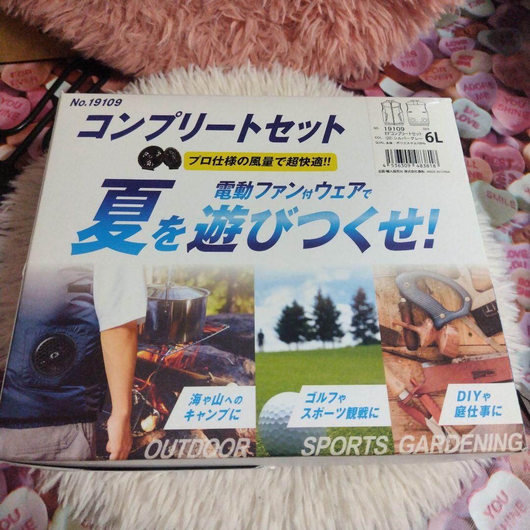 6L☆コンプリートセット☆ 6L ☆ファン付き☆ベスト☆大きいサイズ