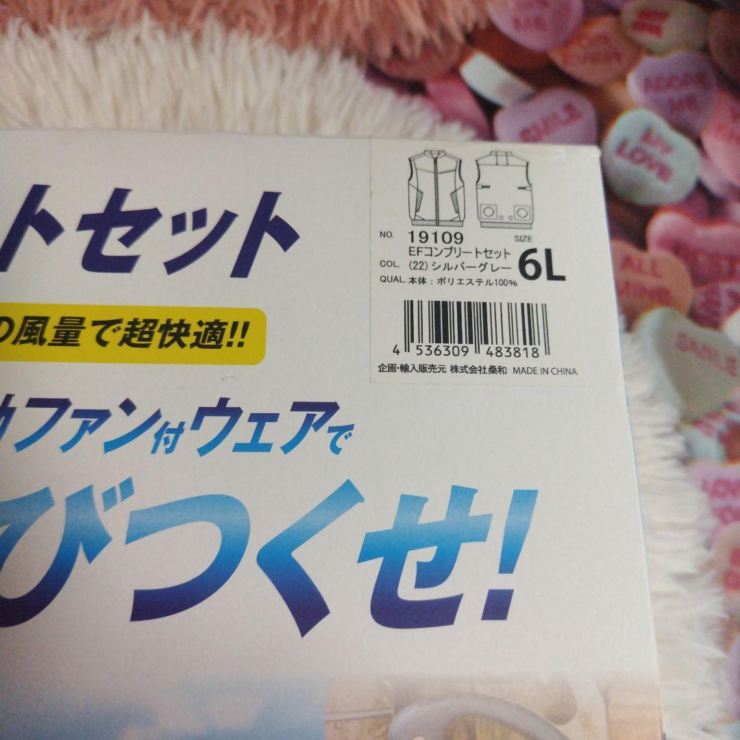 6L☆コンプリートセット☆ 6L ☆ファン付き☆ベスト☆大きいサイズ