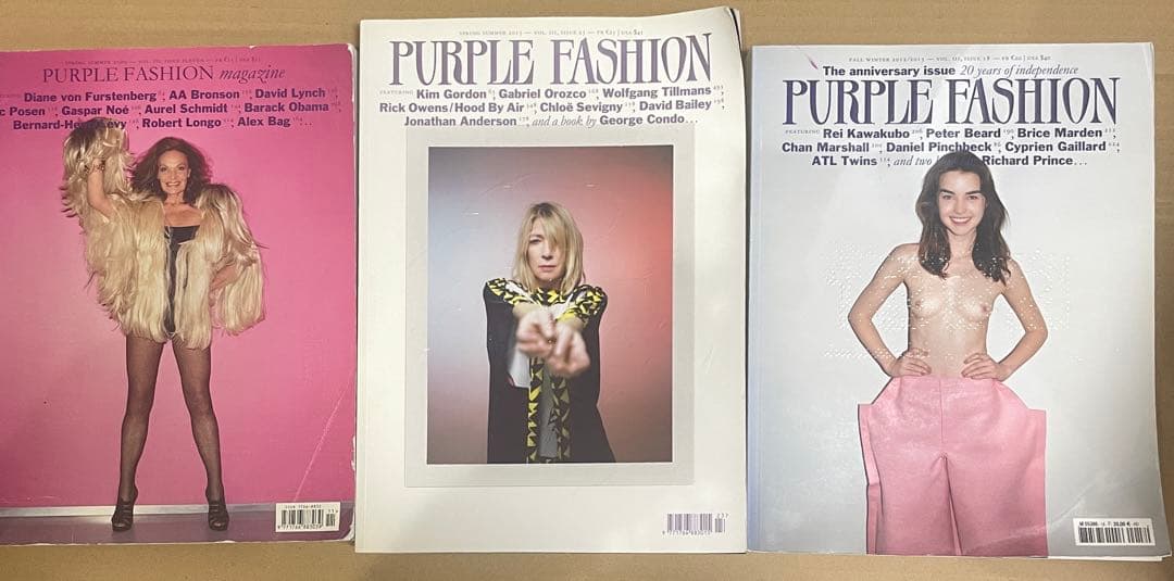 3冊　PURPLE FASHION MAGAZINE