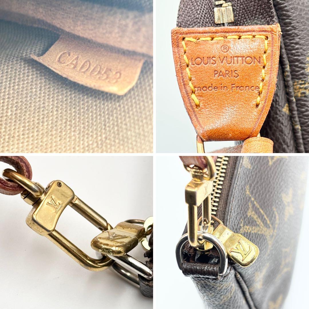 ルイヴィトン 　ポシェット アクセソワール アクセサリーポーチ　パーティバッグ