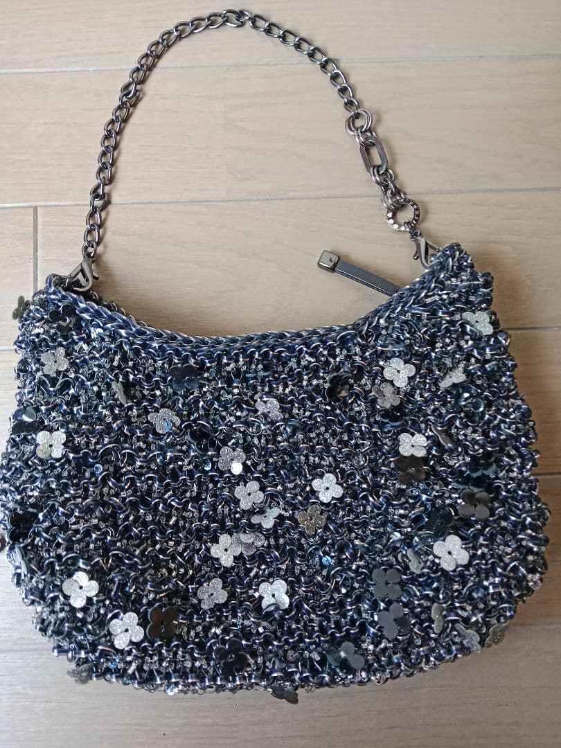 【美品 稀少】アンテプリマ ハンドバッグ フィオリトゥーラ ブラック