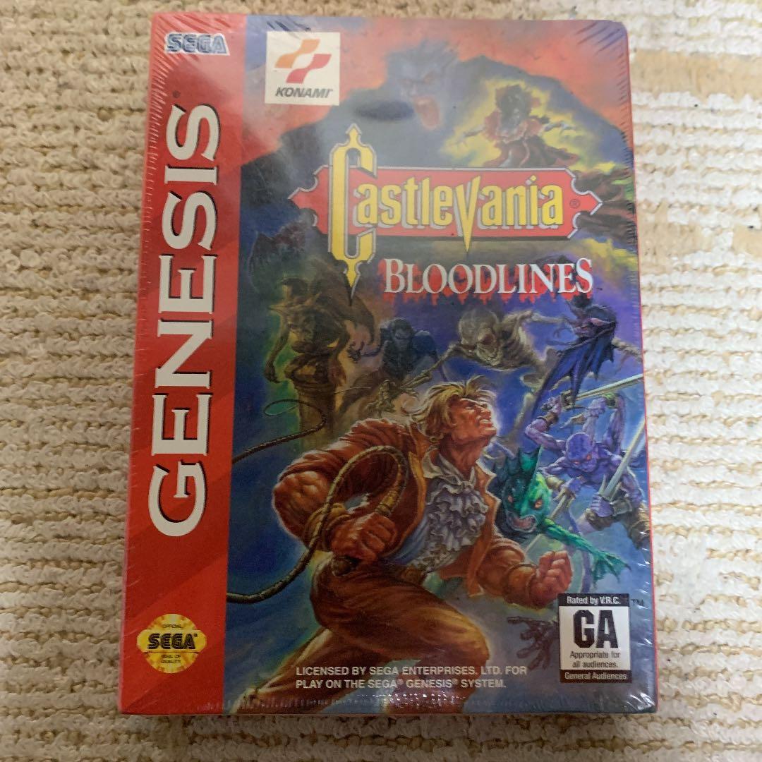 北米版メガドライブ バンパイアキラーcastlevania bloodlinks