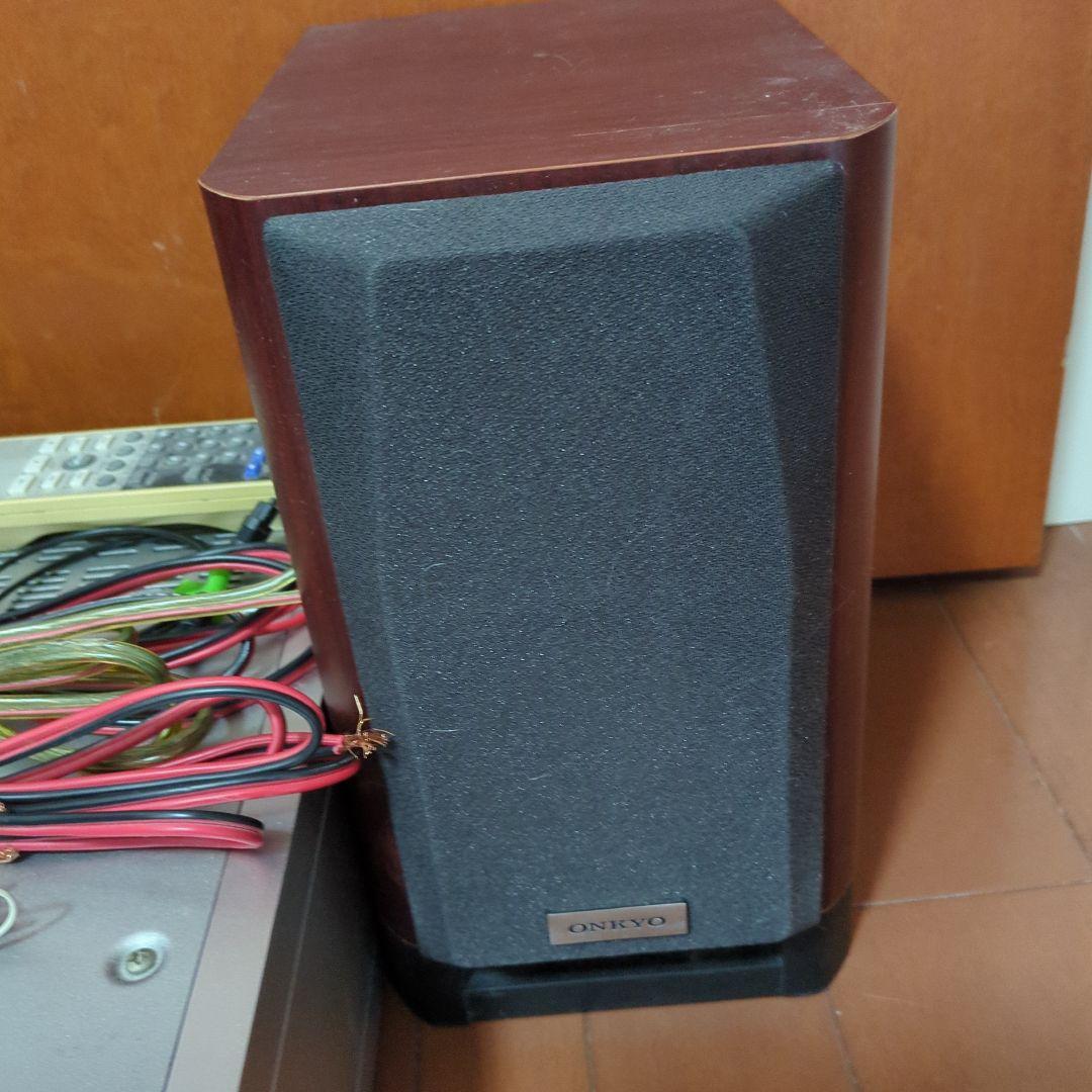 ONKYO CDプレーヤー ミニコンポ スピーカー2台付き